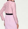 Designer-Lammnapalederjacke rosa