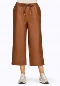 Designer-Lammnappaleder-Culotte cognac