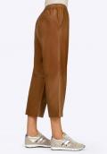 Designer-Lammnappaleder-Culotte cognac