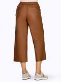 Designer-Lammnappaleder-Culotte cognac