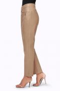 Designer-Lammnappalederhose camel