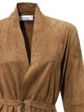 Designer-Lederjacke cognac