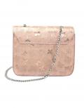 Designer-Ledertasche roségoldfarben