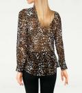 Designer-Leo-Bluse mit 2 Schluppen