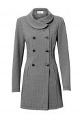 Designer-Longblazer schwarz-weiß