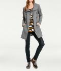 Designer-Longblazer schwarz-weiß