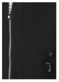 Designer-Longjacke schwarz