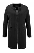 Designer-Longjacke schwarz