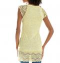 Designer-Longshirt gelb