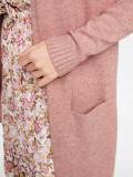 Designer-Longstrickjacke altrosè