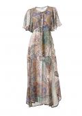 Designer-Maxikleid bunt