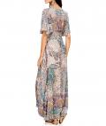 Designer-Maxikleid bunt