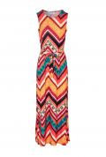 Designer-Maxikleid bunt