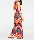 Designer-Maxikleid bunt