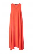 Designer-Maxikleid feuerrot