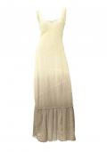 Designer-Maxikleid sand