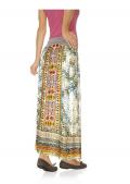 Designer-Maxirock bunt