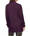 Designer-Merino-Wollpullover burgund