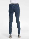 Designer-Optimizer-Jeans mit Nieten dunkelblau