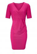 Designer-Optimizer-Jerseykleid pink