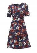 Designer-Optimizer-Kleid blau-bunt