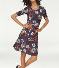 Designer-Optimizer-Kleid blau-bunt