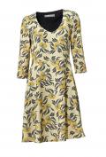 Designer-Optimizer-Kleid gelb-schwarz