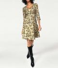 Designer-Optimizer-Kleid gelb-schwarz