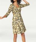 Designer-Optimizer-Kleid gelb-schwarz