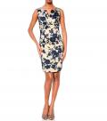 Designer-Optimizerkleid marine-beige