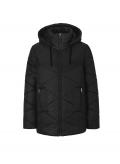 Designer-Outdoor-Steppjacke schwarz