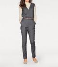 Designer-Overall grau-melange Gr. 38