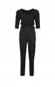 Designer-Overall schwarz