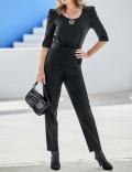Designer-Overall schwarz