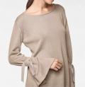 Designer-Oversized-Pullover beige