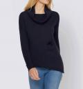 Designer-Oversized-Pullover marine