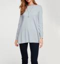 Designer-Oversized Pullover softbleu