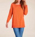 Designer-Oversizedpullover orange