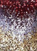 Designer-Paillettencorsage bordeaux-bunt