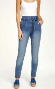 Designer-Paperbag-Jeans blue-denim