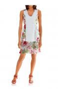 Designer-Patchkleid bunt