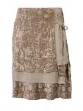 Designer-Patchrock taupe