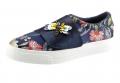 Designer-Plateausneaker blau-bunt