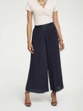 Designer-Plissee-Culotte marine