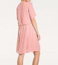 Designer-Plisseekleid rosé