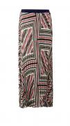 Designer-Plisseerock bunt
