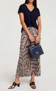 Designer-Plisseerock bunt