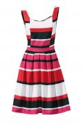 Designer-Prinzesskleid pink-bunt