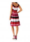 Designer-Prinzesskleid pink-bunt