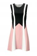 Designer-Prinzesskleid schwarz-rosé